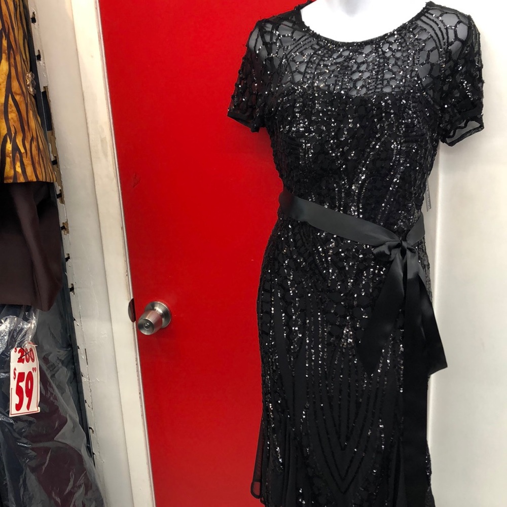 Evening sequence dress!